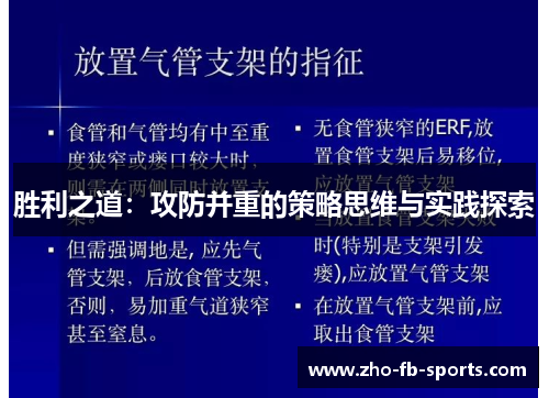胜利之道:攻防并重的策略思维与实践探索 胜利之道:攻防并重的策略思维与实践探索